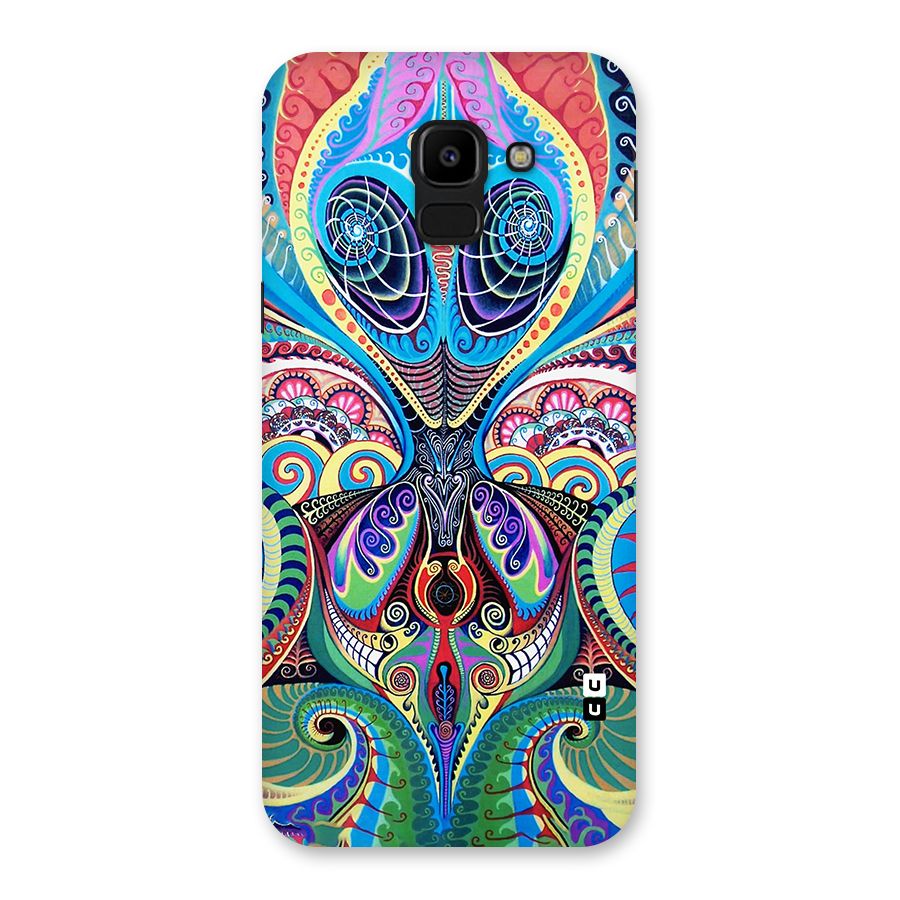 Alien Psychedelic Art Back Case for Galaxy J6