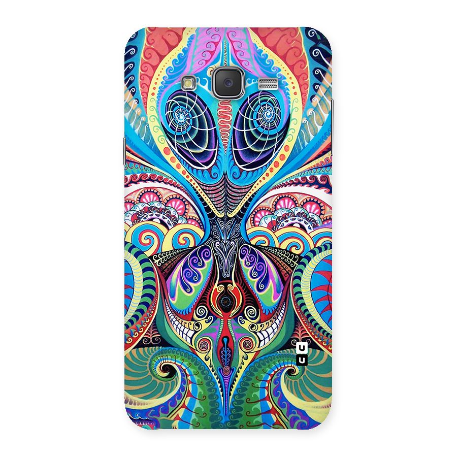Alien Psychedelic Art Back Case for Galaxy J7