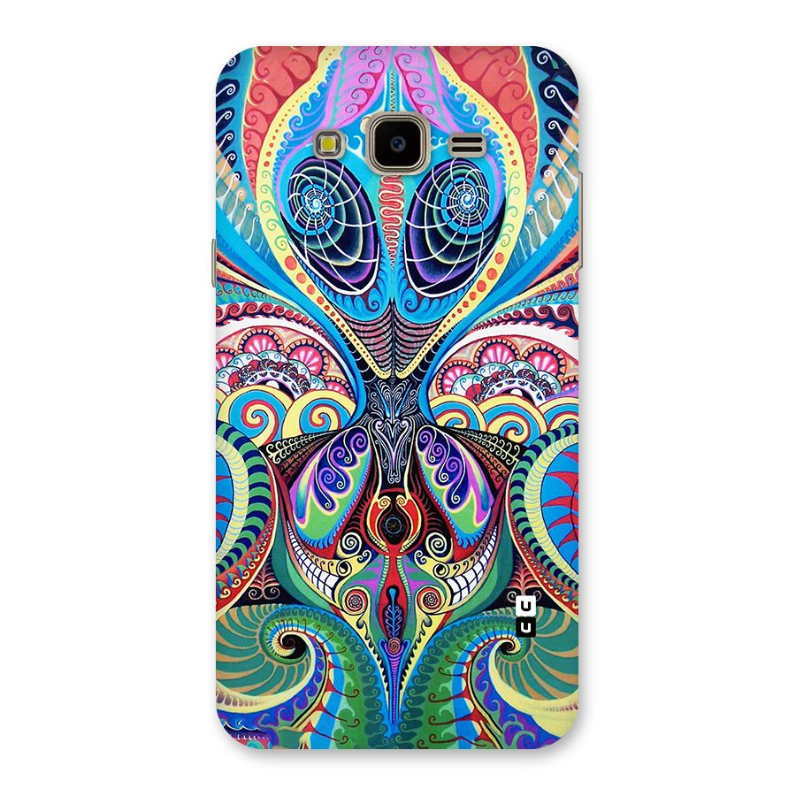 Alien Psychedelic Art Back Case for Galaxy J7 Nxt