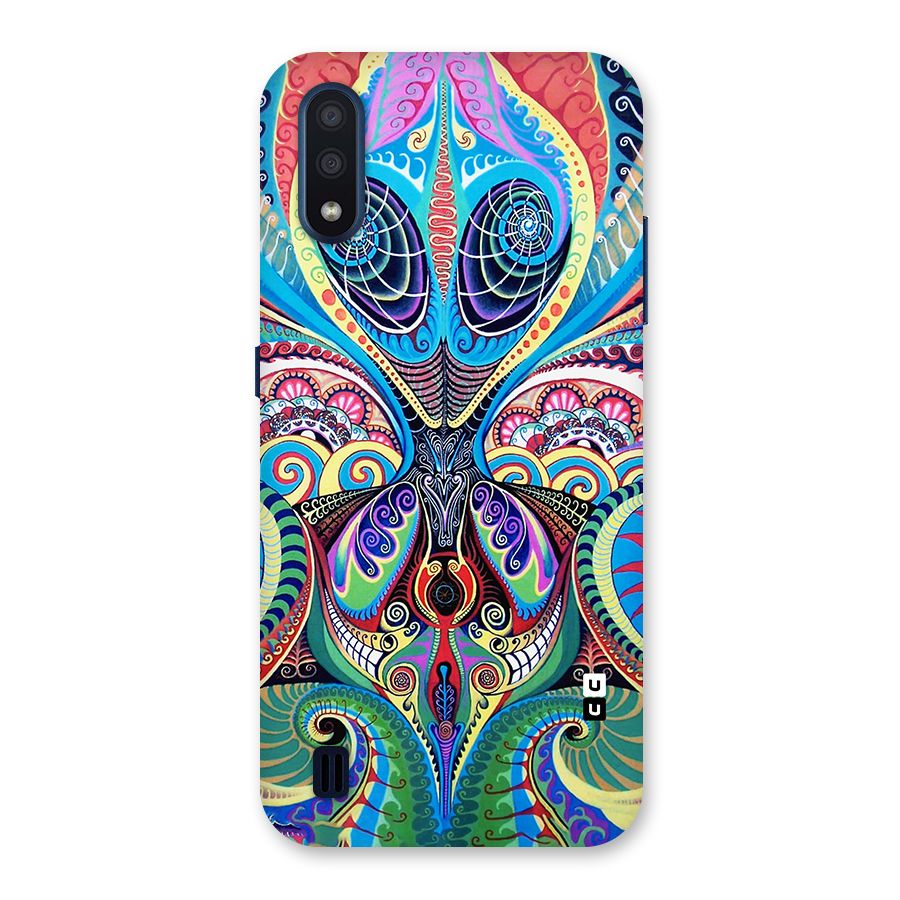 Alien Psychedelic Art Back Case for Galaxy M01