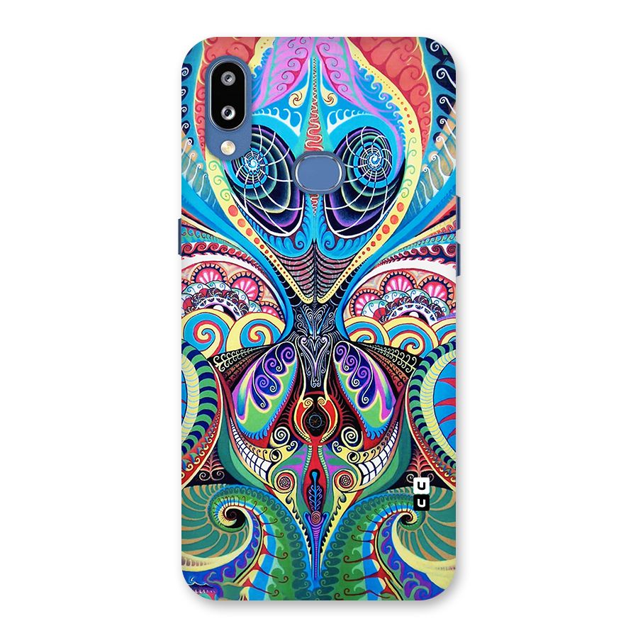 Alien Psychedelic Art Back Case for Galaxy M01s
