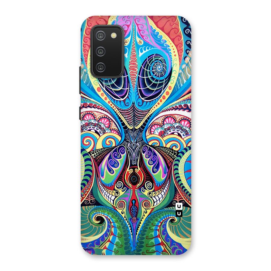Alien Psychedelic Art Back Case for Galaxy M02s