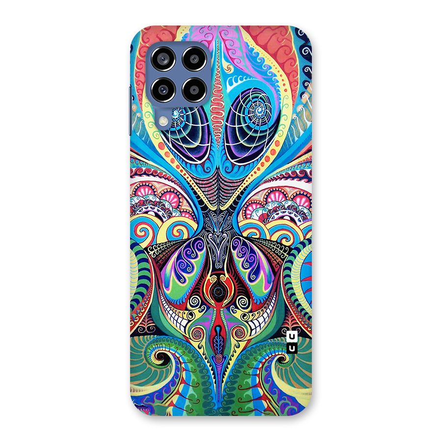 Alien Psychedelic Art Back Case for Galaxy M53 5G