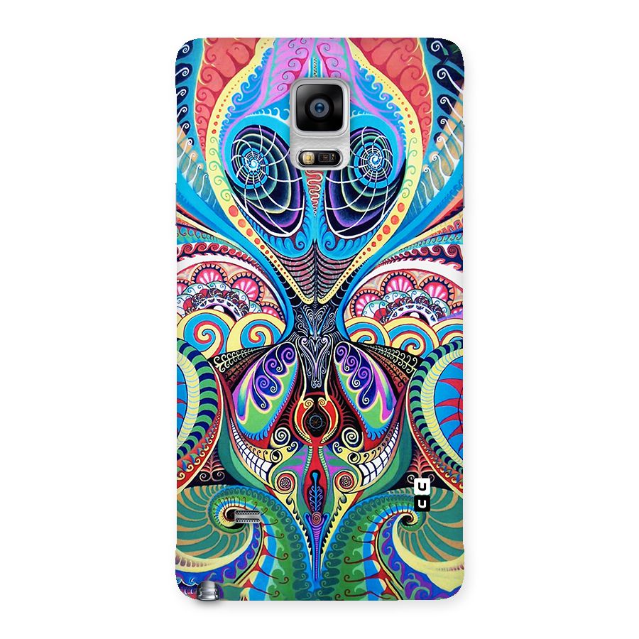 Alien Psychedelic Art Back Case for Galaxy Note 4