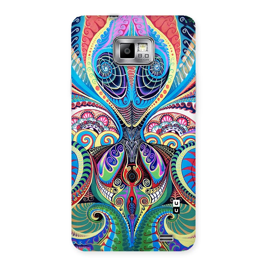 Alien Psychedelic Art Back Case for Galaxy S2