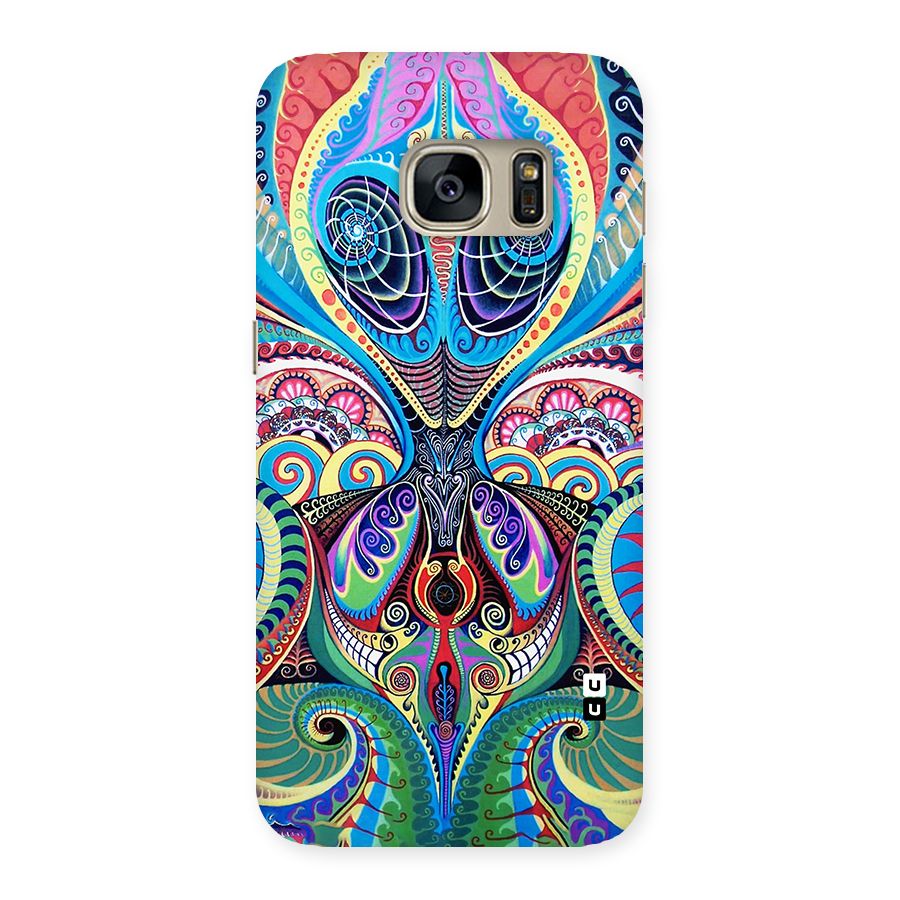 Alien Psychedelic Art Back Case for Galaxy S7