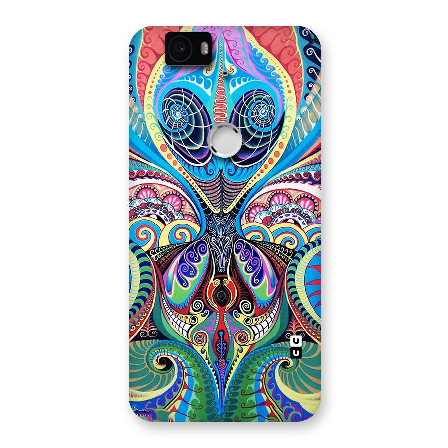 Alien Psychedelic Art Back Case for Google Nexus-6P