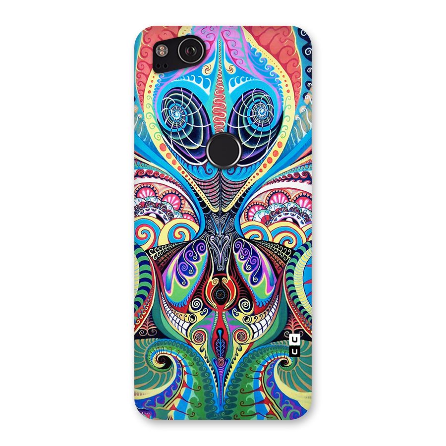 Alien Psychedelic Art Back Case for Google Pixel 2