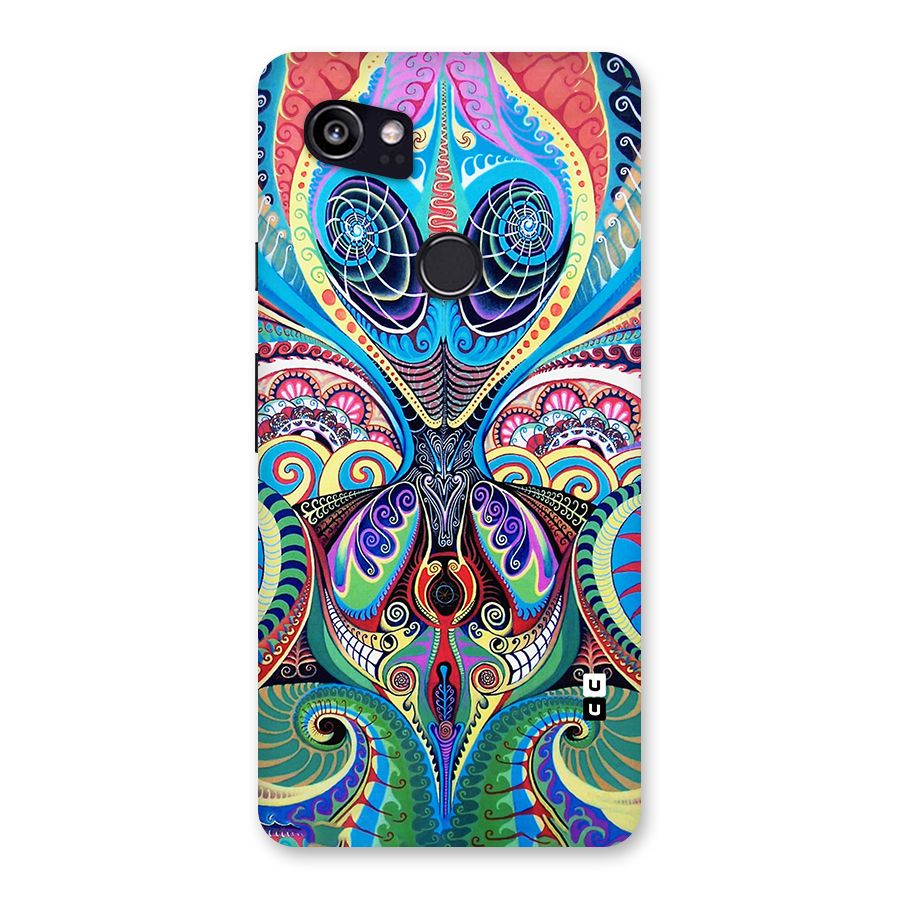 Alien Psychedelic Art Back Case for Google Pixel 2 XL