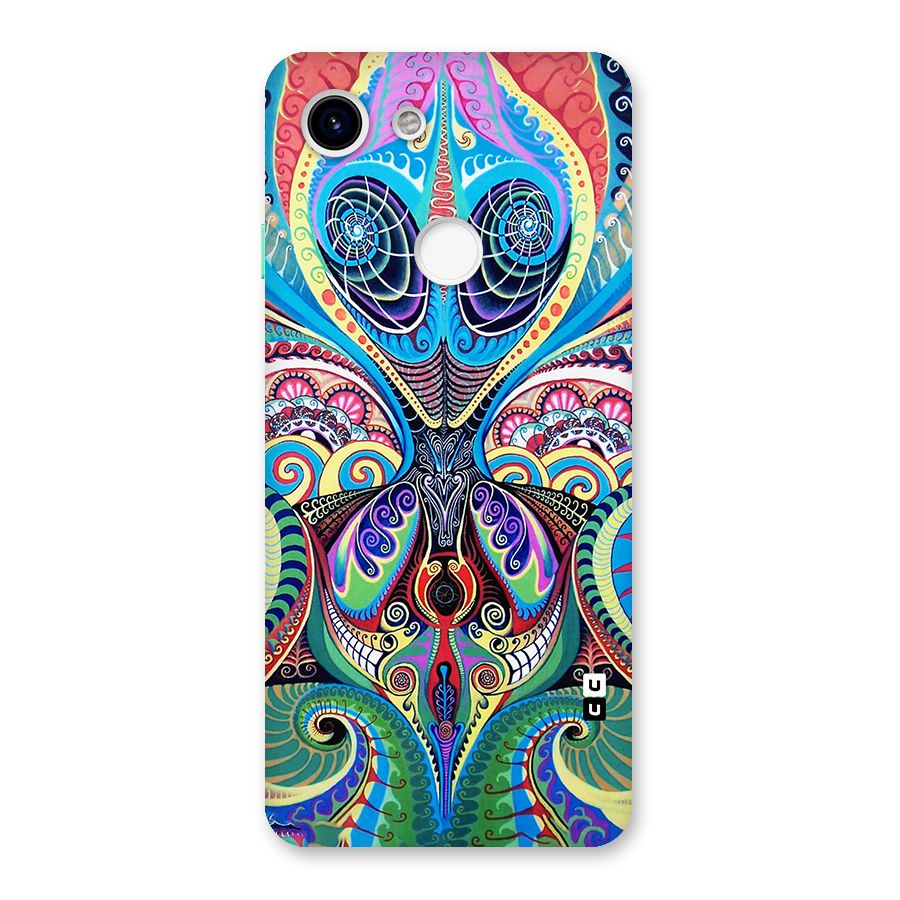 Alien Psychedelic Art Back Case for Google Pixel 3