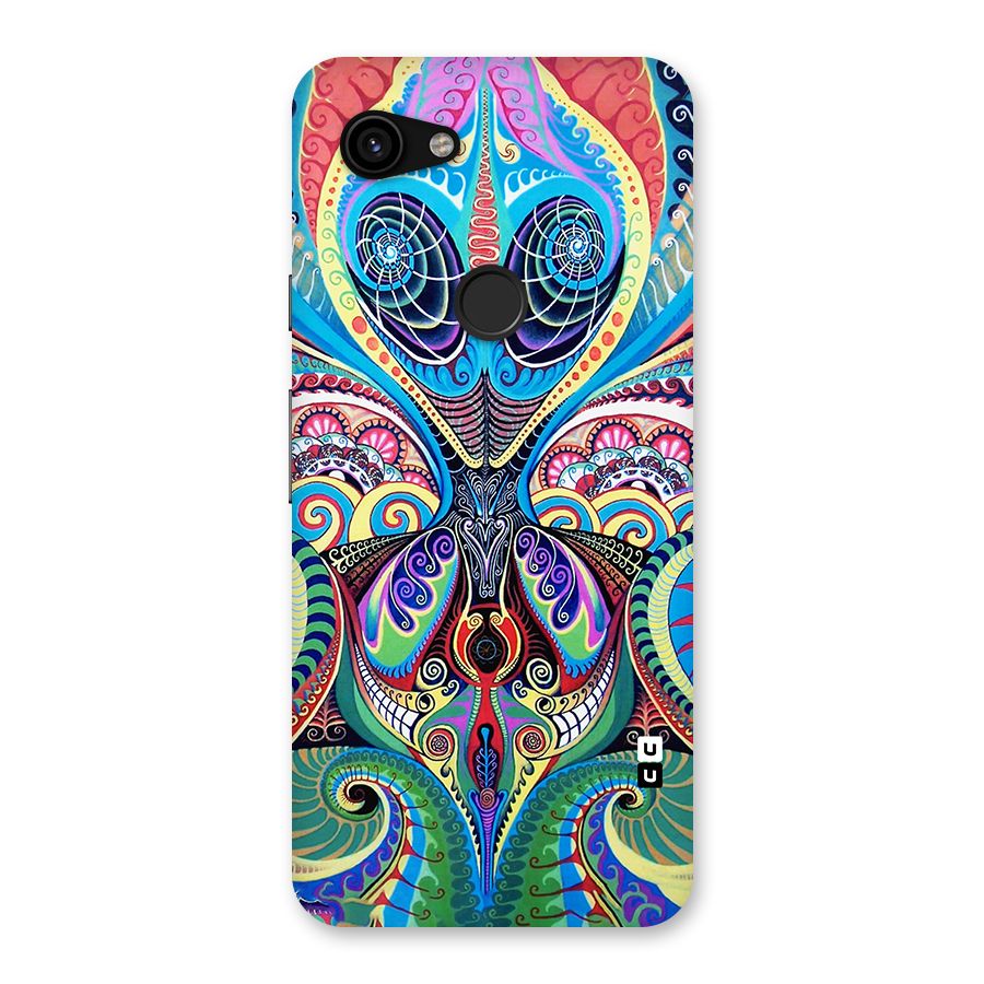 Alien Psychedelic Art Back Case for Google Pixel 3a