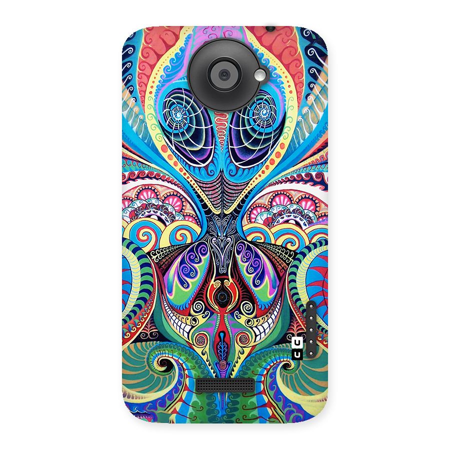 Alien Psychedelic Art Back Case for HTC One X
