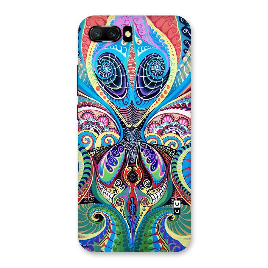 Alien Psychedelic Art Back Case for Honor 10