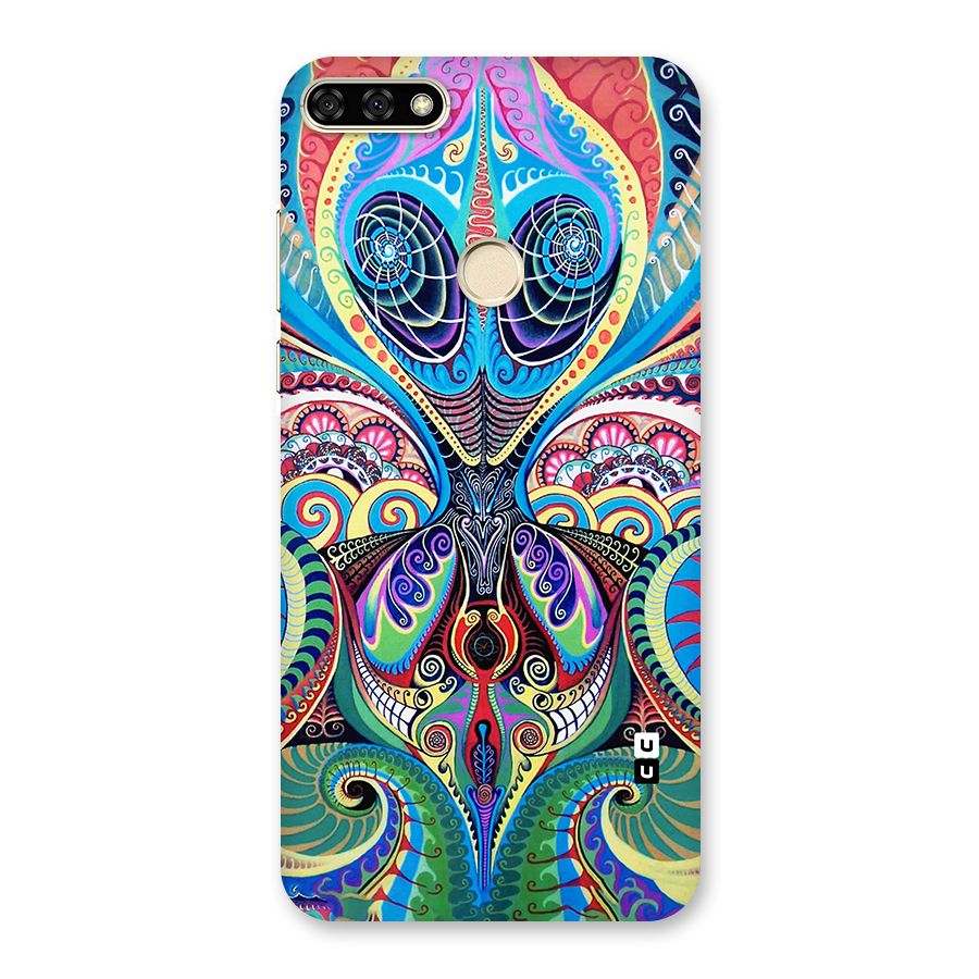 Alien Psychedelic Art Back Case for Honor 7A
