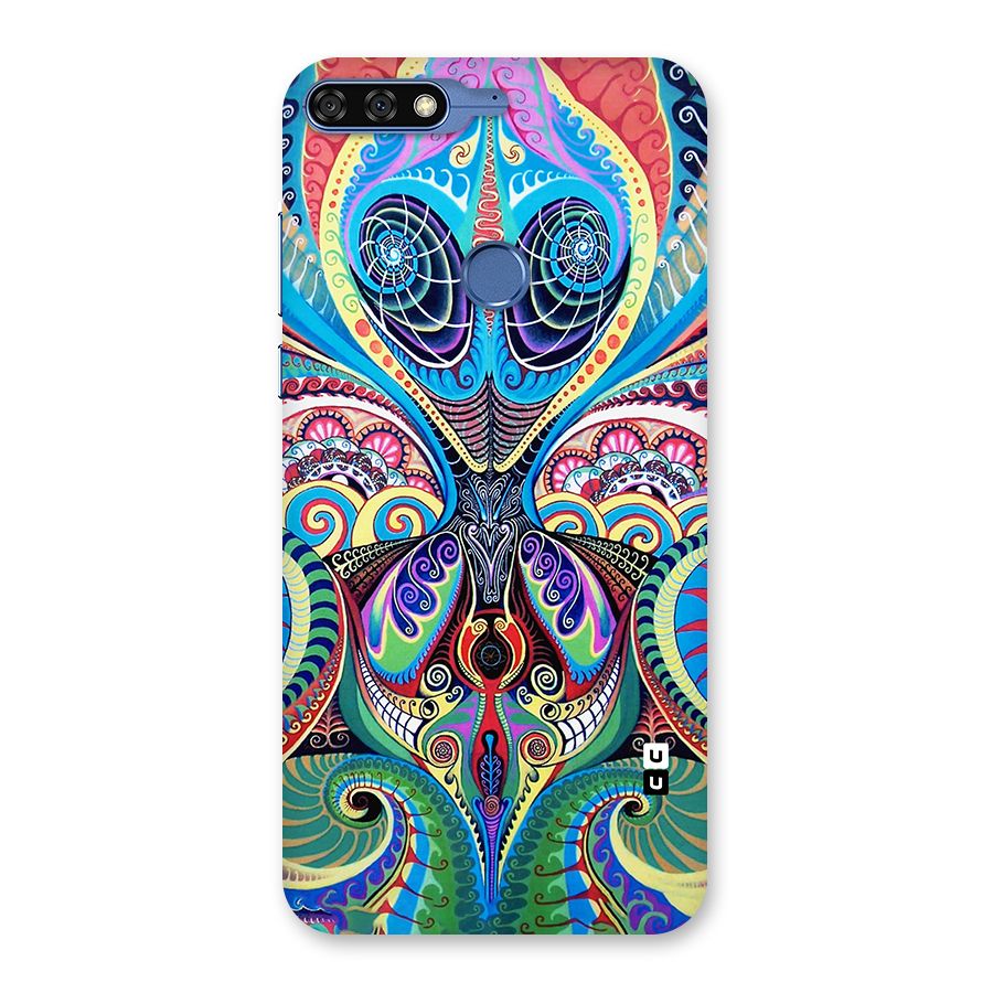 Alien Psychedelic Art Back Case for Honor 7C