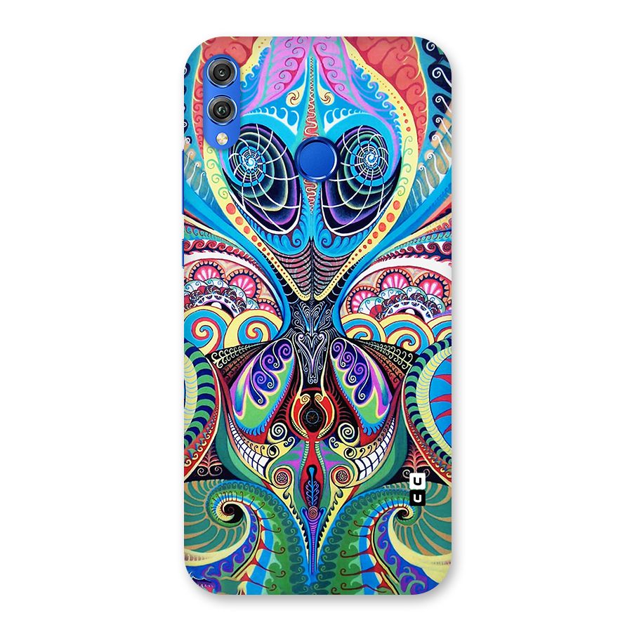 Alien Psychedelic Art Back Case for Honor 8X