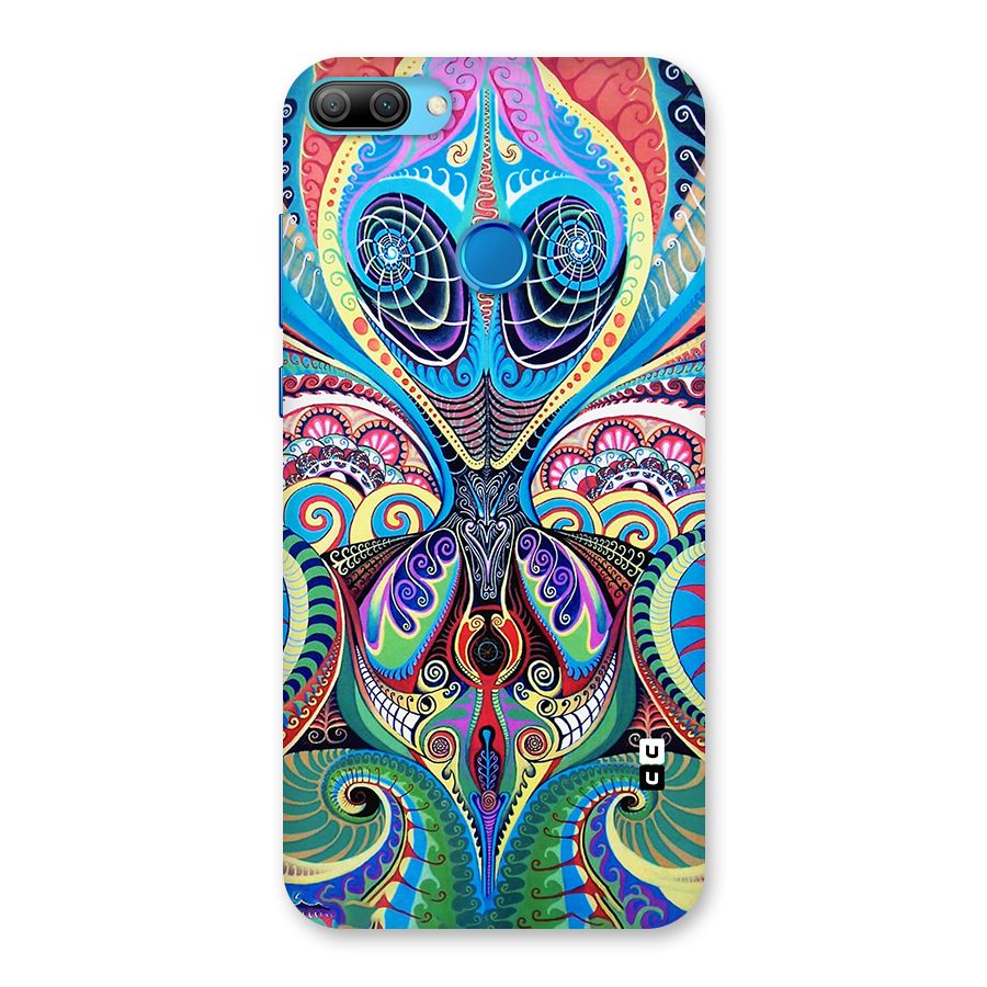Alien Psychedelic Art Back Case for Honor 9N