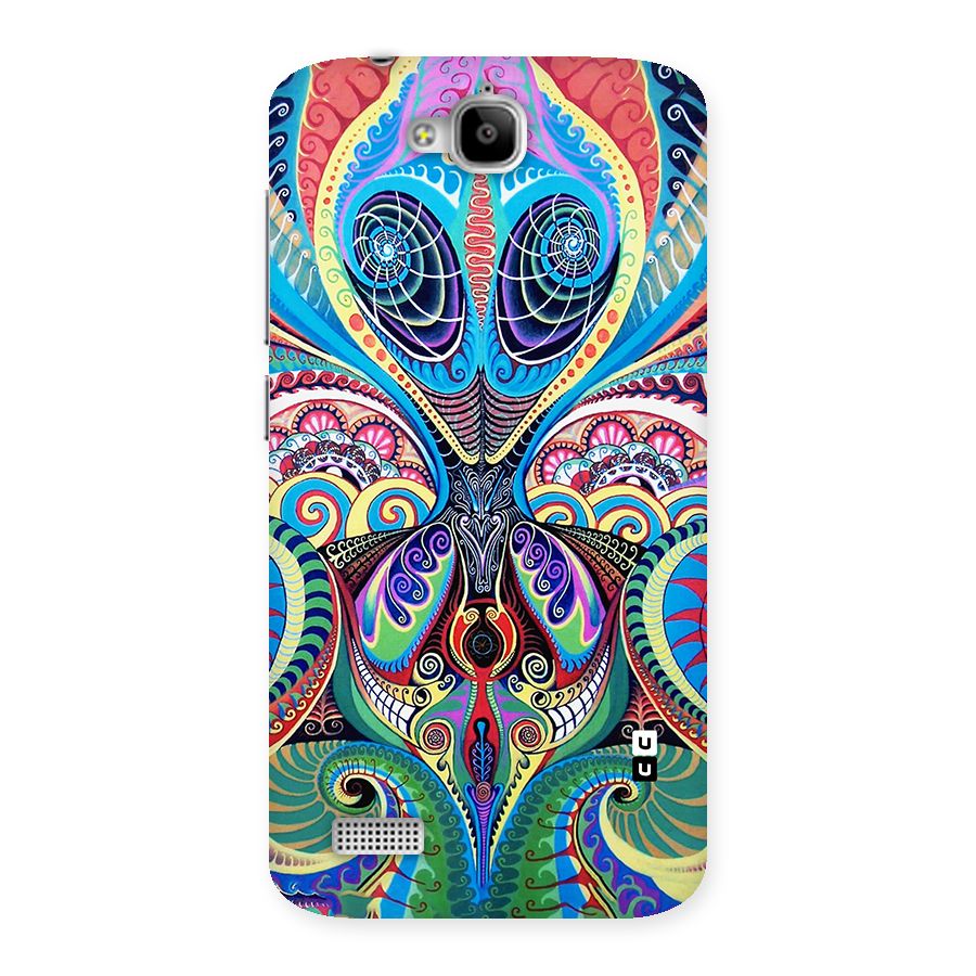 Alien Psychedelic Art Back Case for Honor Holly