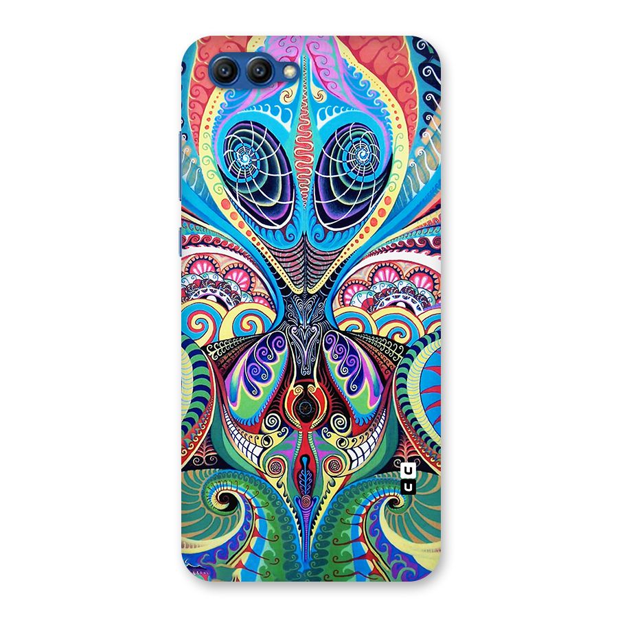 Alien Psychedelic Art Back Case for Honor View 10