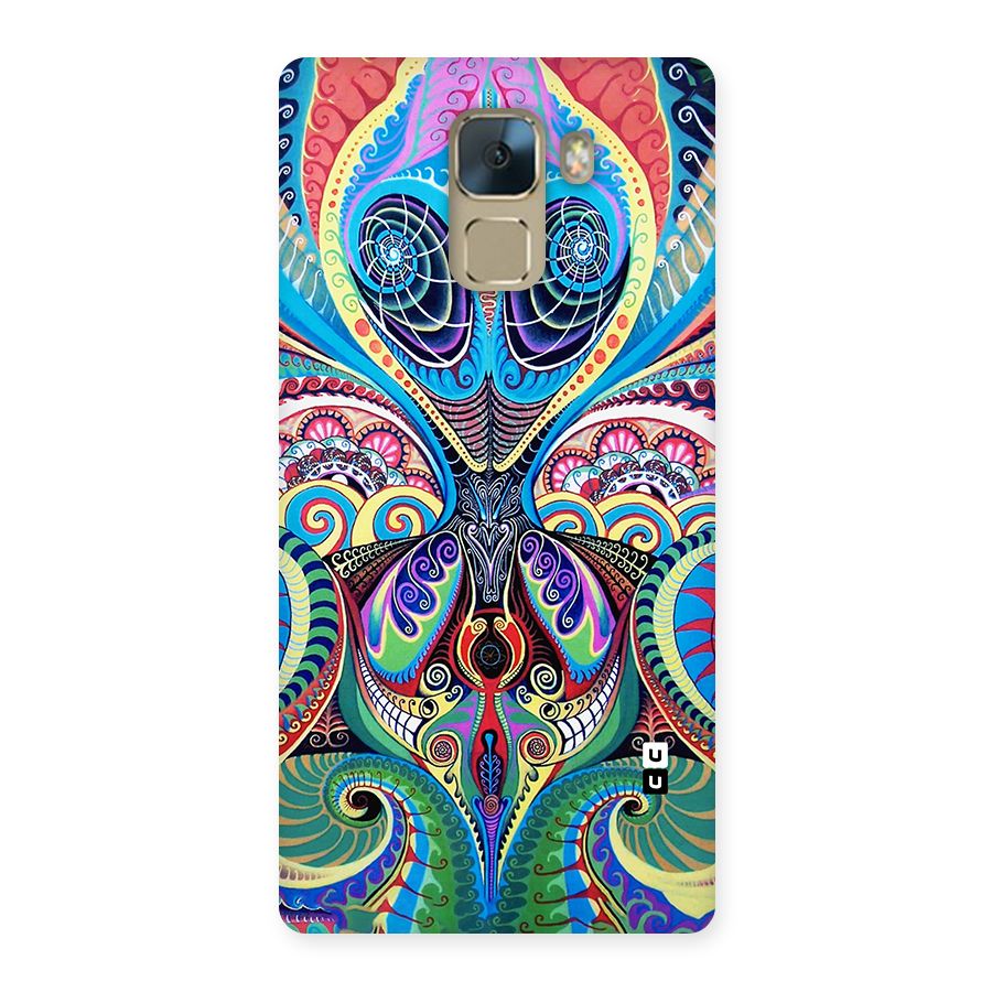 Alien Psychedelic Art Back Case for Huawei Honor 7