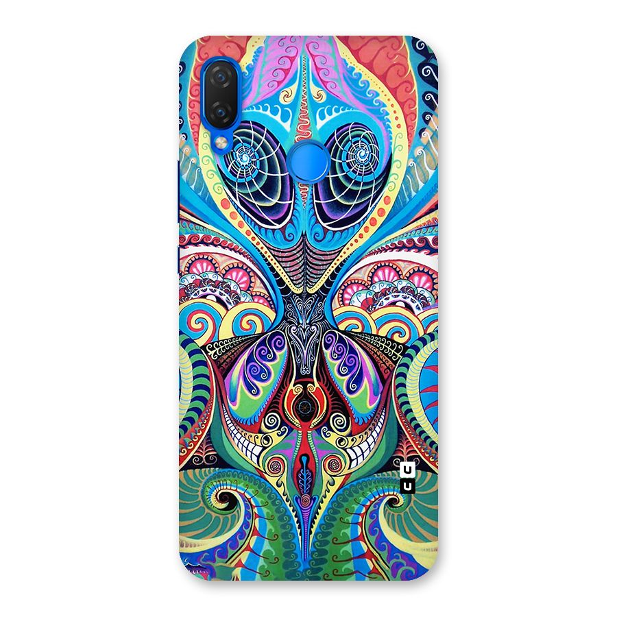 Alien Psychedelic Art Back Case for Huawei P Smart+