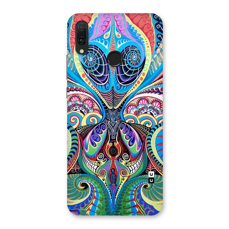 Alien Psychedelic Art Back Case for Huawei Y9 (2019)