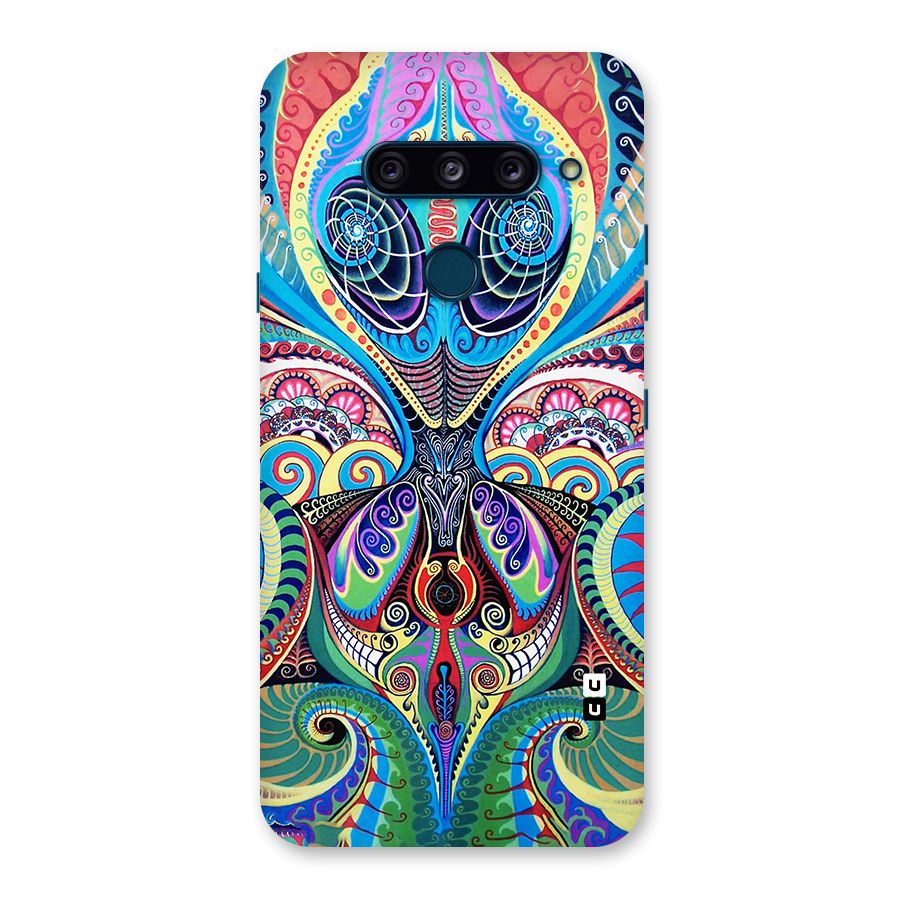 Alien Psychedelic Art Back Case for LG  V40 ThinQ