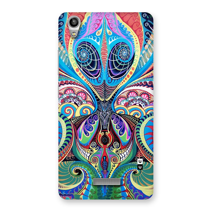 Alien Psychedelic Art Back Case for Lava-Pixel-V1