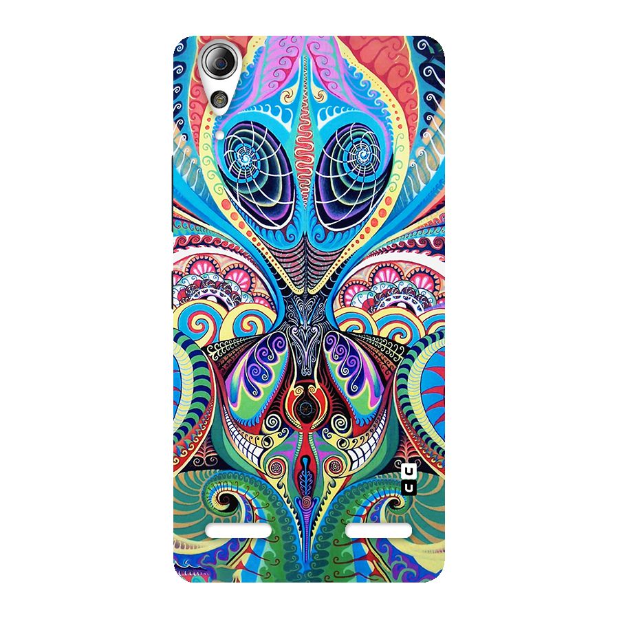 Alien Psychedelic Art Back Case for Lenovo A6000