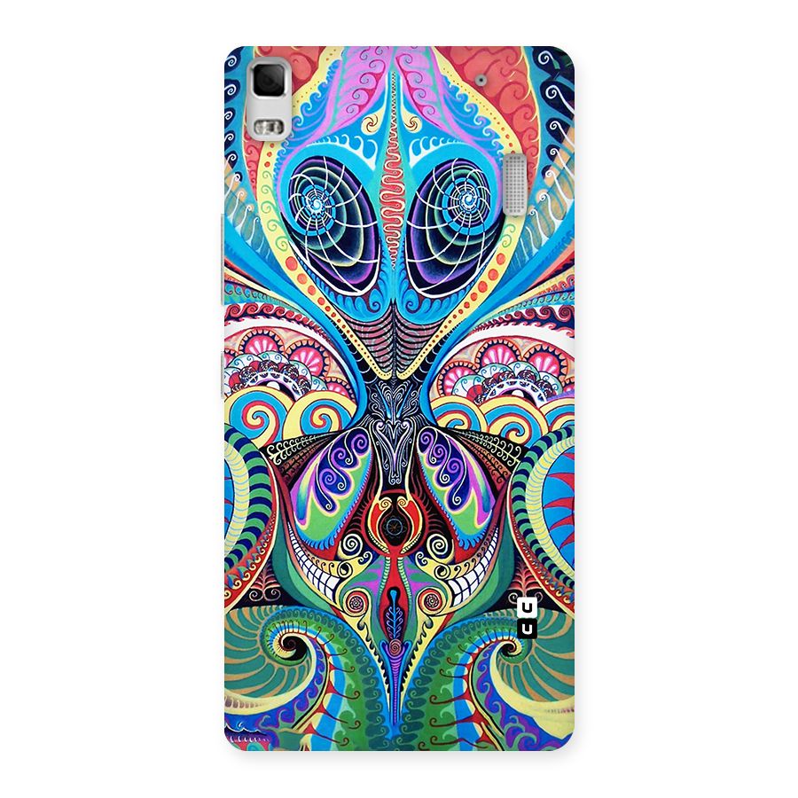 Alien Psychedelic Art Back Case for Lenovo A7000