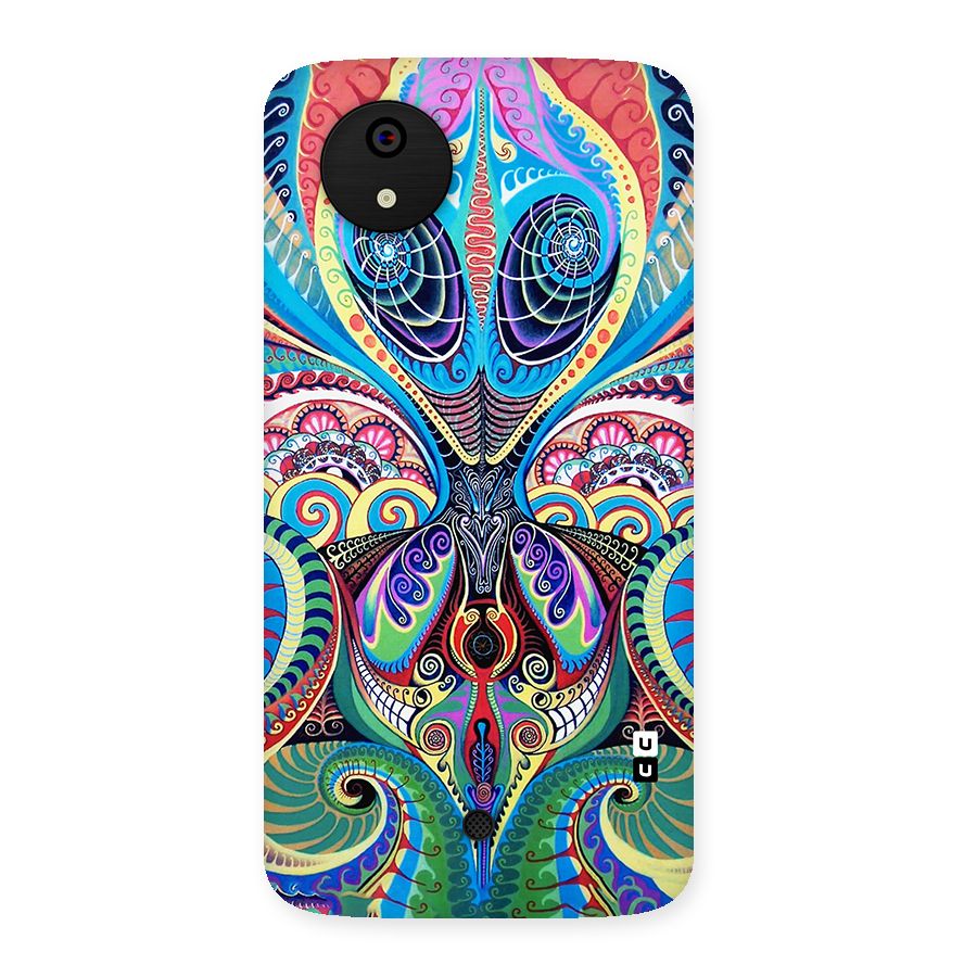 Alien Psychedelic Art Back Case for Micromax Canvas A1