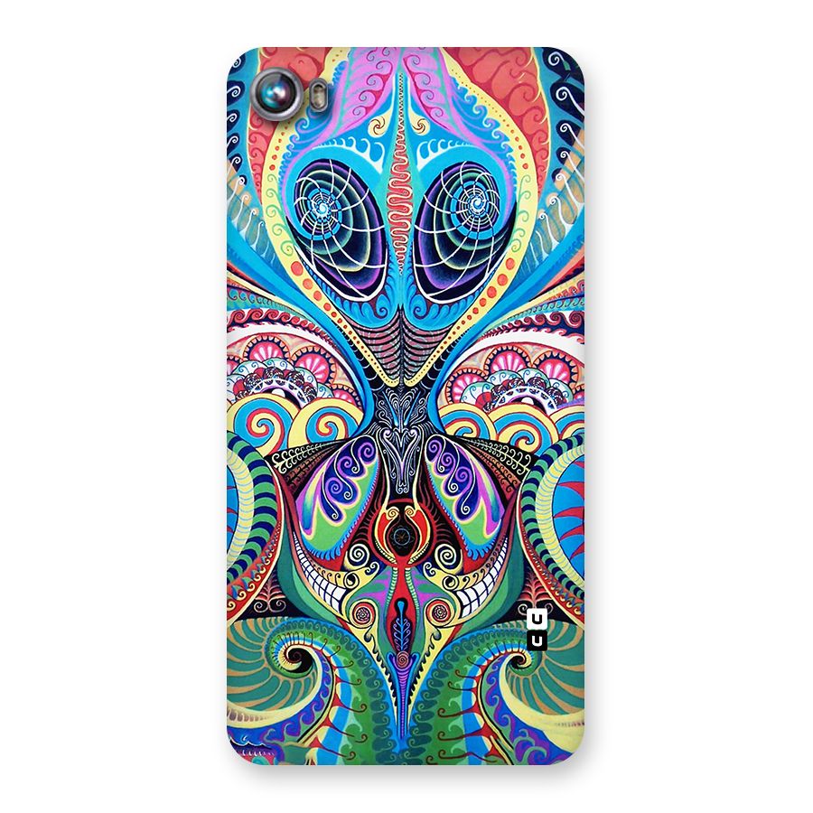 Alien Psychedelic Art Back Case for Micromax Canvas Fire 4 A107