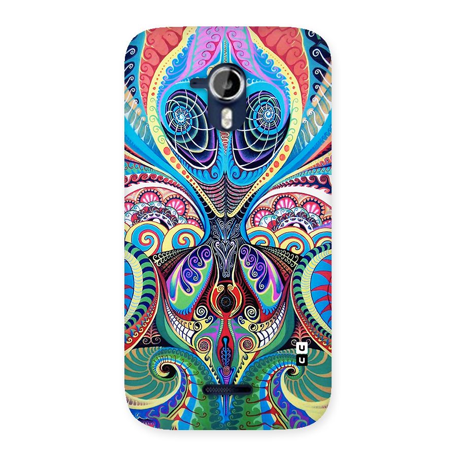 Alien Psychedelic Art Back Case for Micromax Canvas Magnus A117