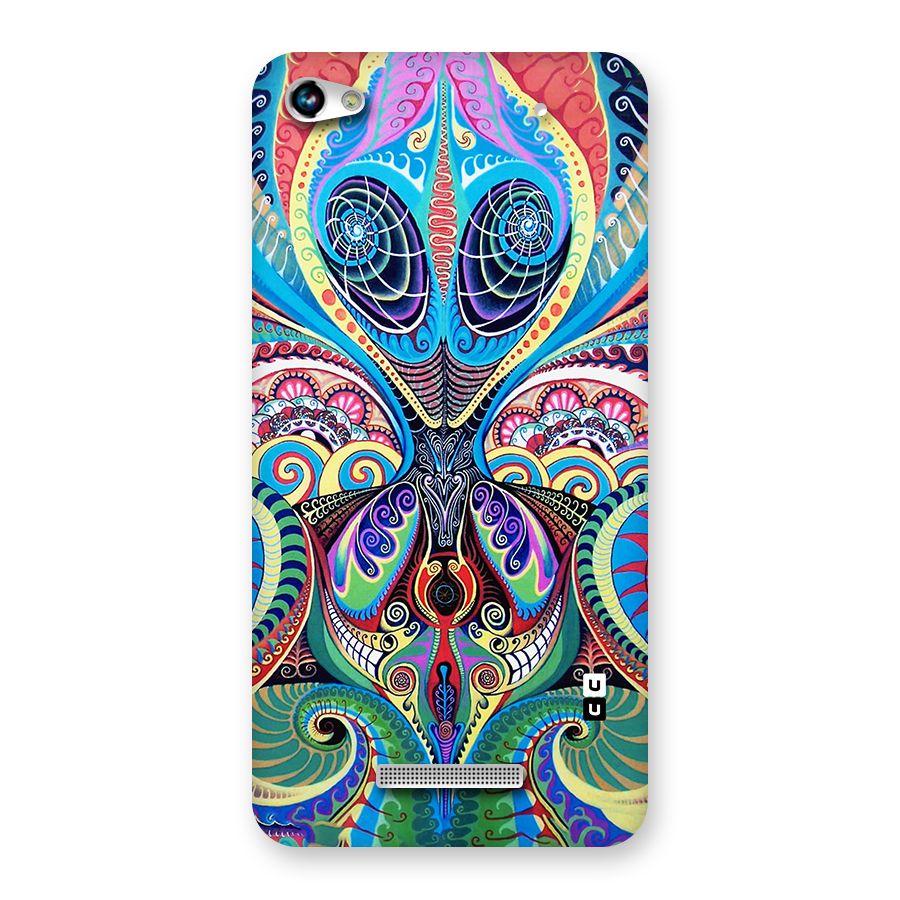 Alien Psychedelic Art Back Case for Micromax Hue 2
