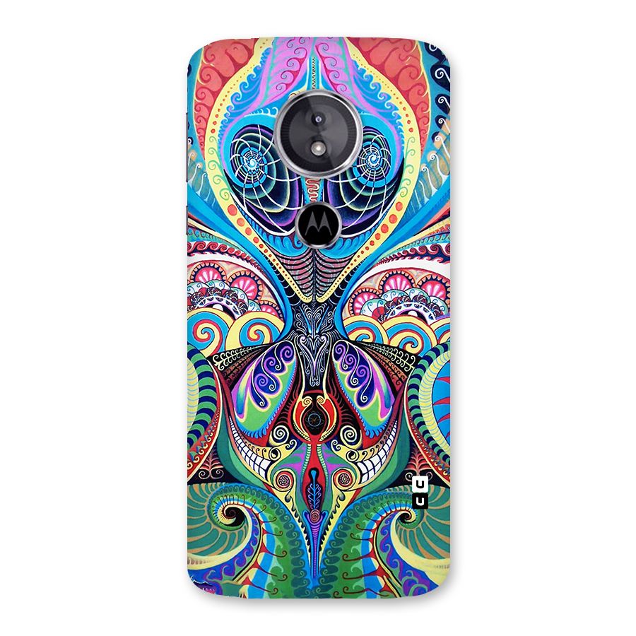 Alien Psychedelic Art Back Case for Moto E5