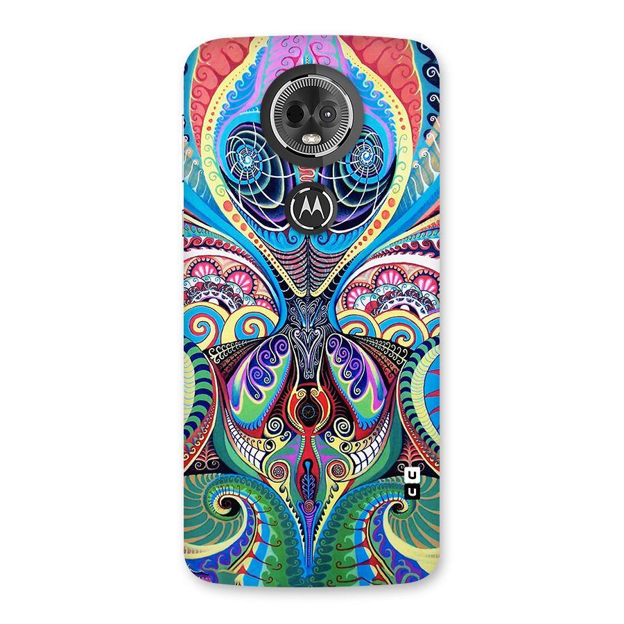 Alien Psychedelic Art Back Case for Moto E5 Plus