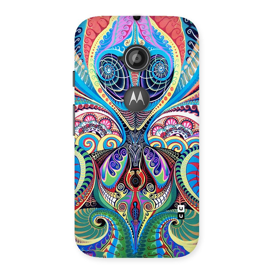 Alien Psychedelic Art Back Case for Moto E 2nd Gen