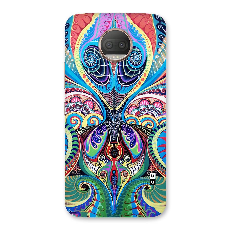 Alien Psychedelic Art Back Case for Moto G5s Plus