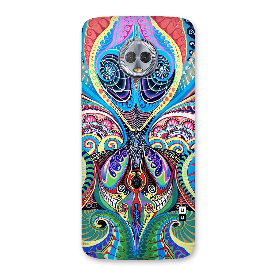 Alien Psychedelic Art Back Case for Moto G6 Plus