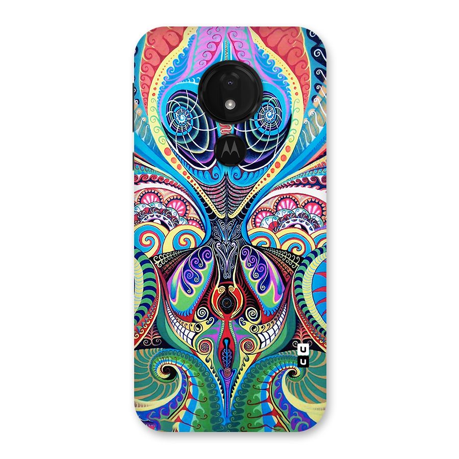 Alien Psychedelic Art Back Case for Moto G7 Power