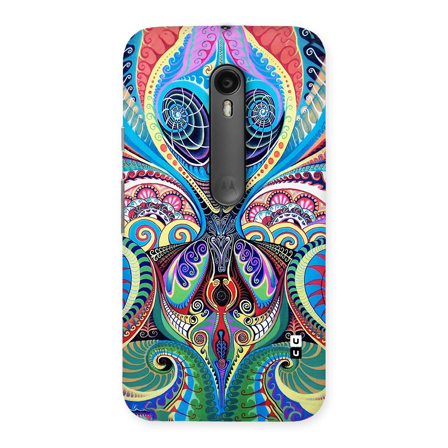 Alien Psychedelic Art Back Case for Moto G Turbo