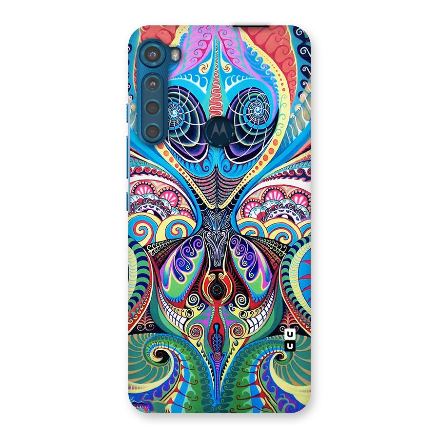 Alien Psychedelic Art Back Case for Motorola One Fusion Plus