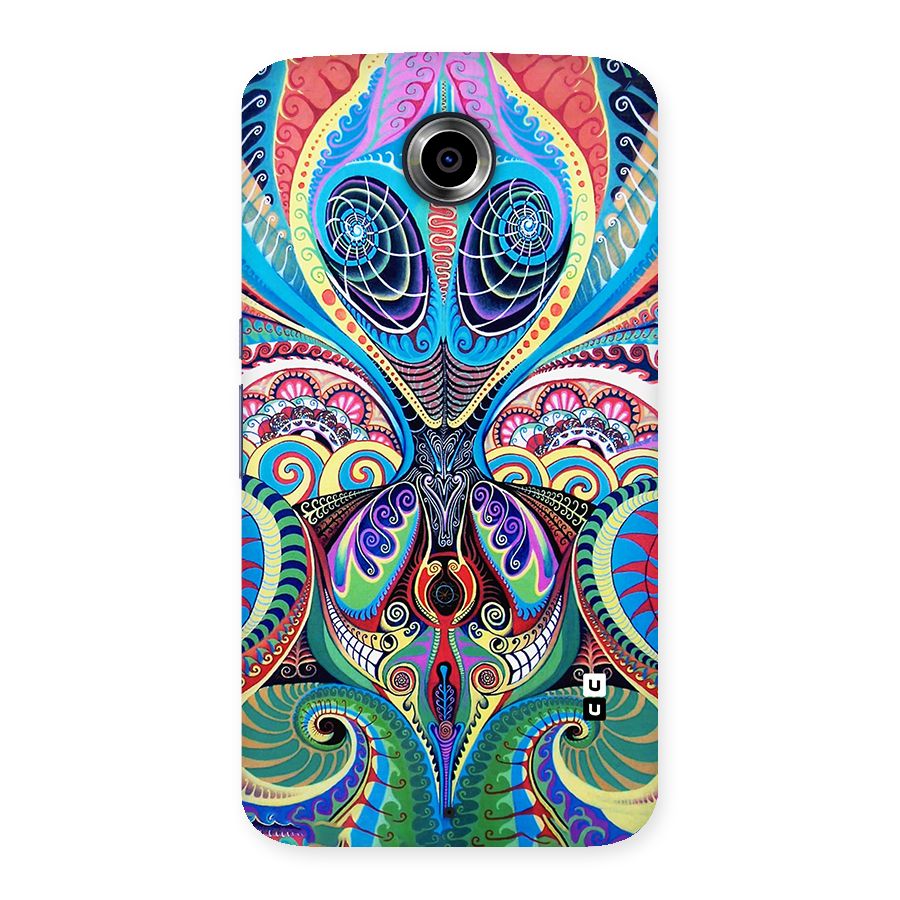 Alien Psychedelic Art Back Case for Nexsus 6