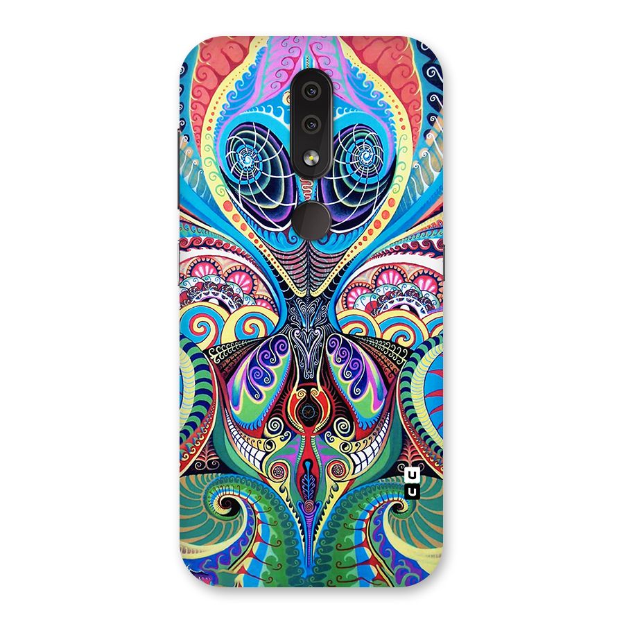 Alien Psychedelic Art Back Case for Nokia 4.2