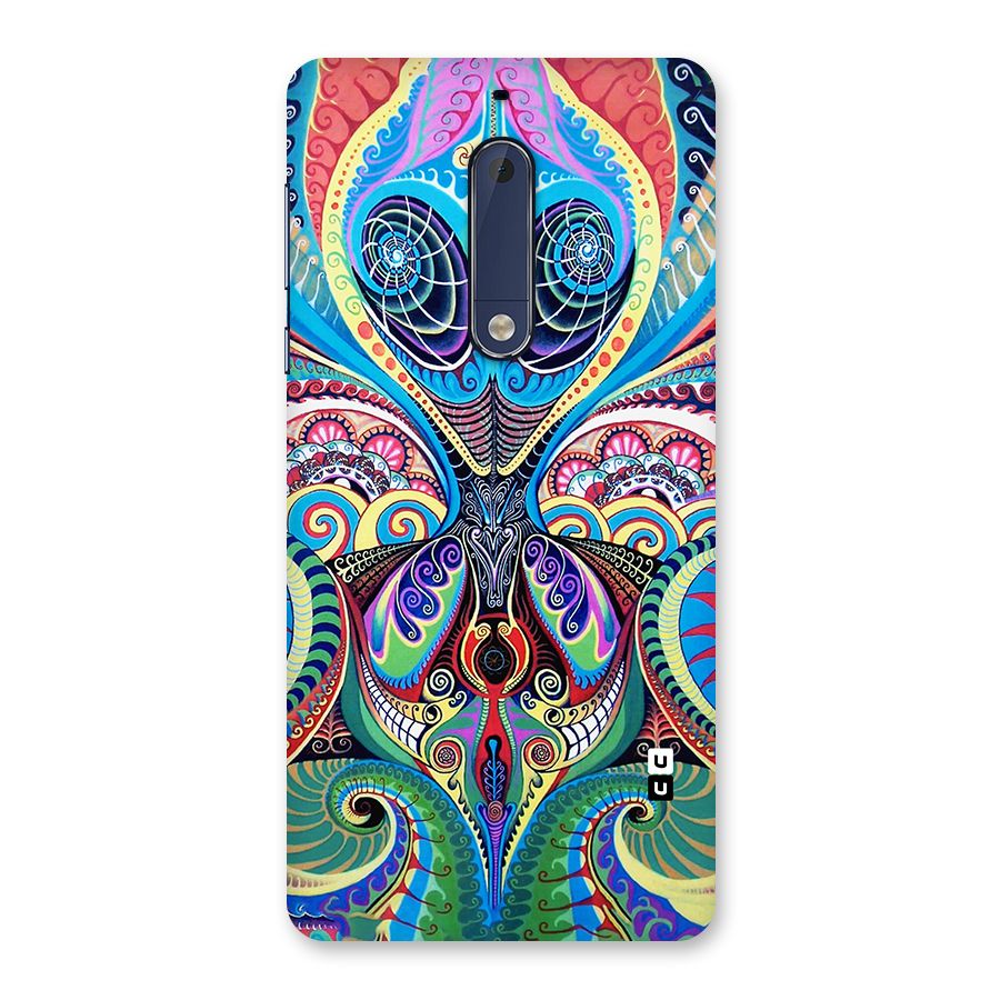 Alien Psychedelic Art Back Case for Nokia 5