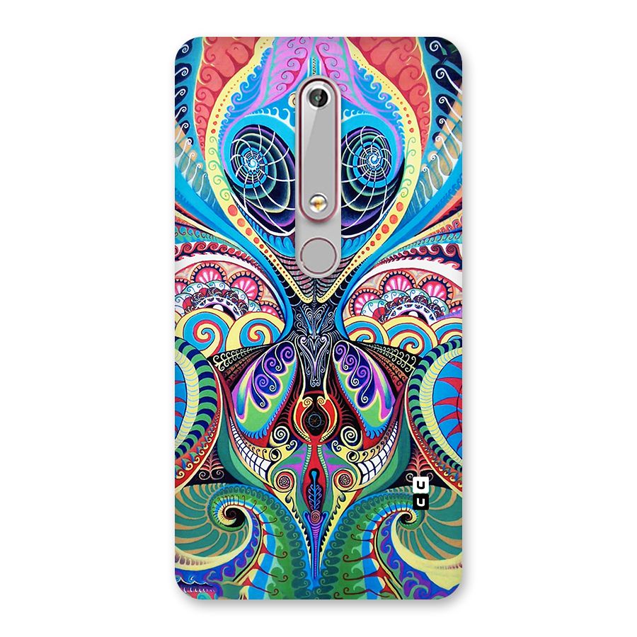 Alien Psychedelic Art Back Case for Nokia 6.1