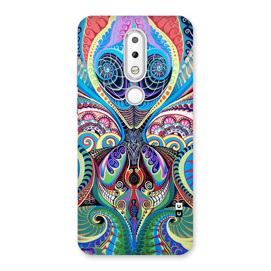Alien Psychedelic Art Back Case for Nokia 6.1 Plus