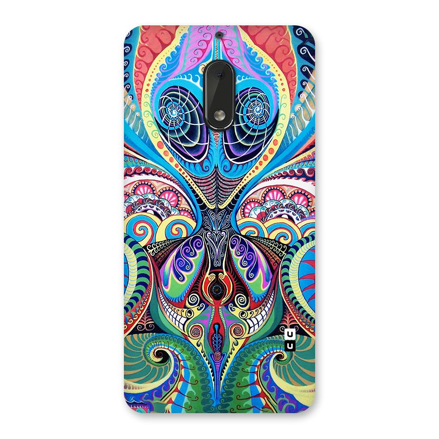Alien Psychedelic Art Back Case for Nokia 6