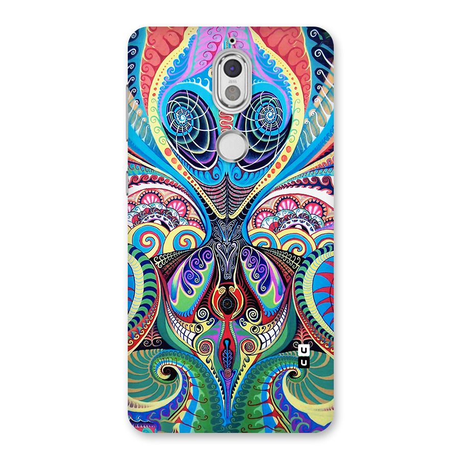 Alien Psychedelic Art Back Case for Nokia 7