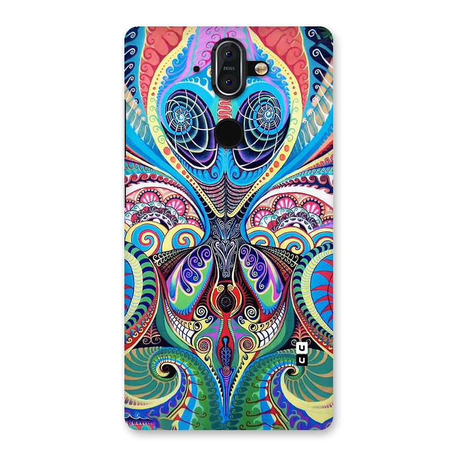 Alien Psychedelic Art Back Case for Nokia 8 Sirocco
